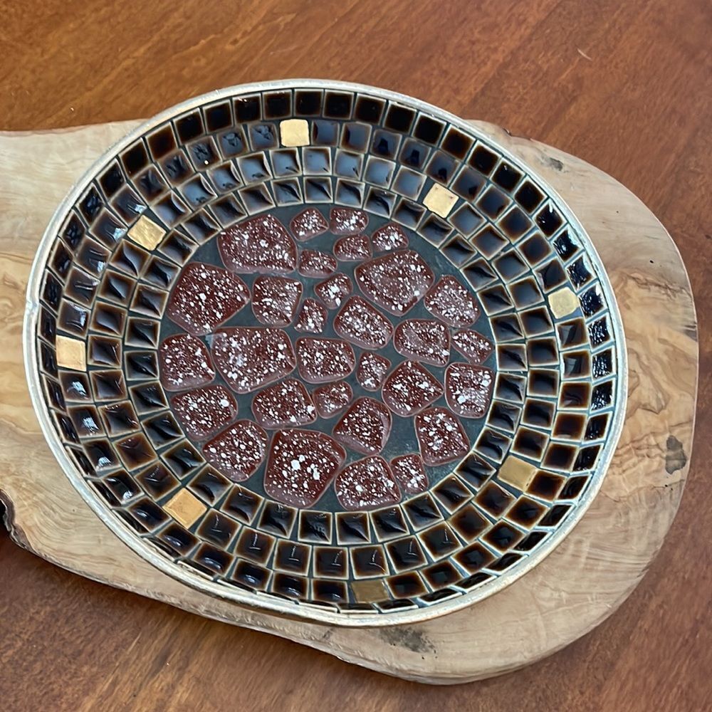 Vintage 1950's Mosaic Bowl